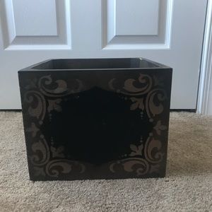 Decorative Wood Bin